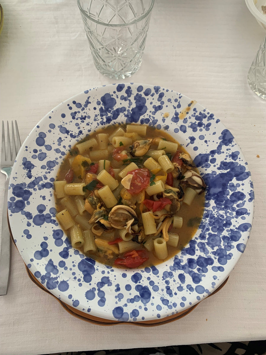 Pasta with mussels (Tubettini con le cozze)