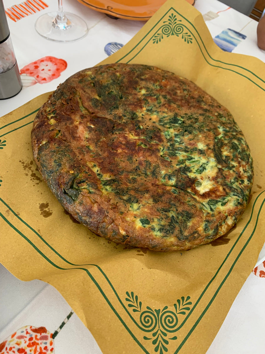 Spinach omelette (Frittata di spinaci)