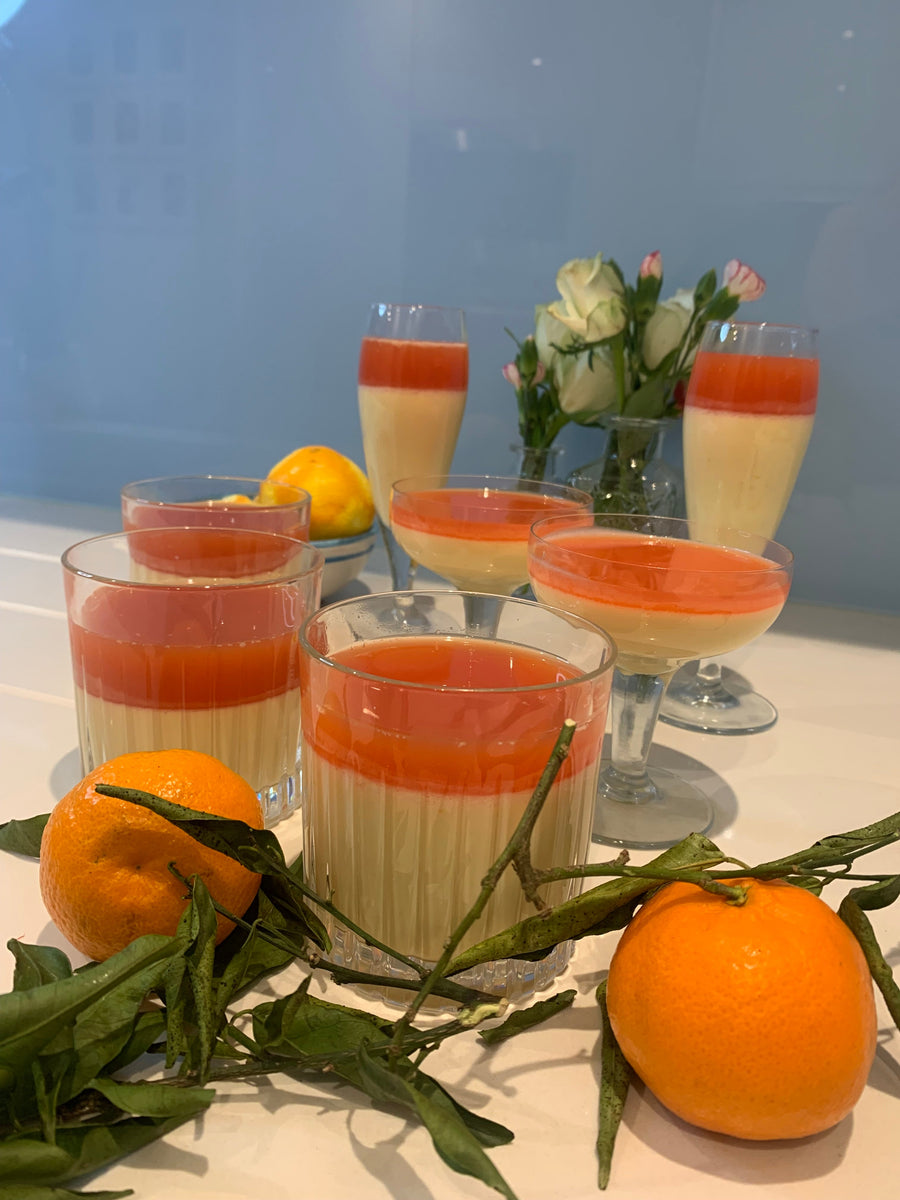 JANUARY Blood Orange Panna Cotta