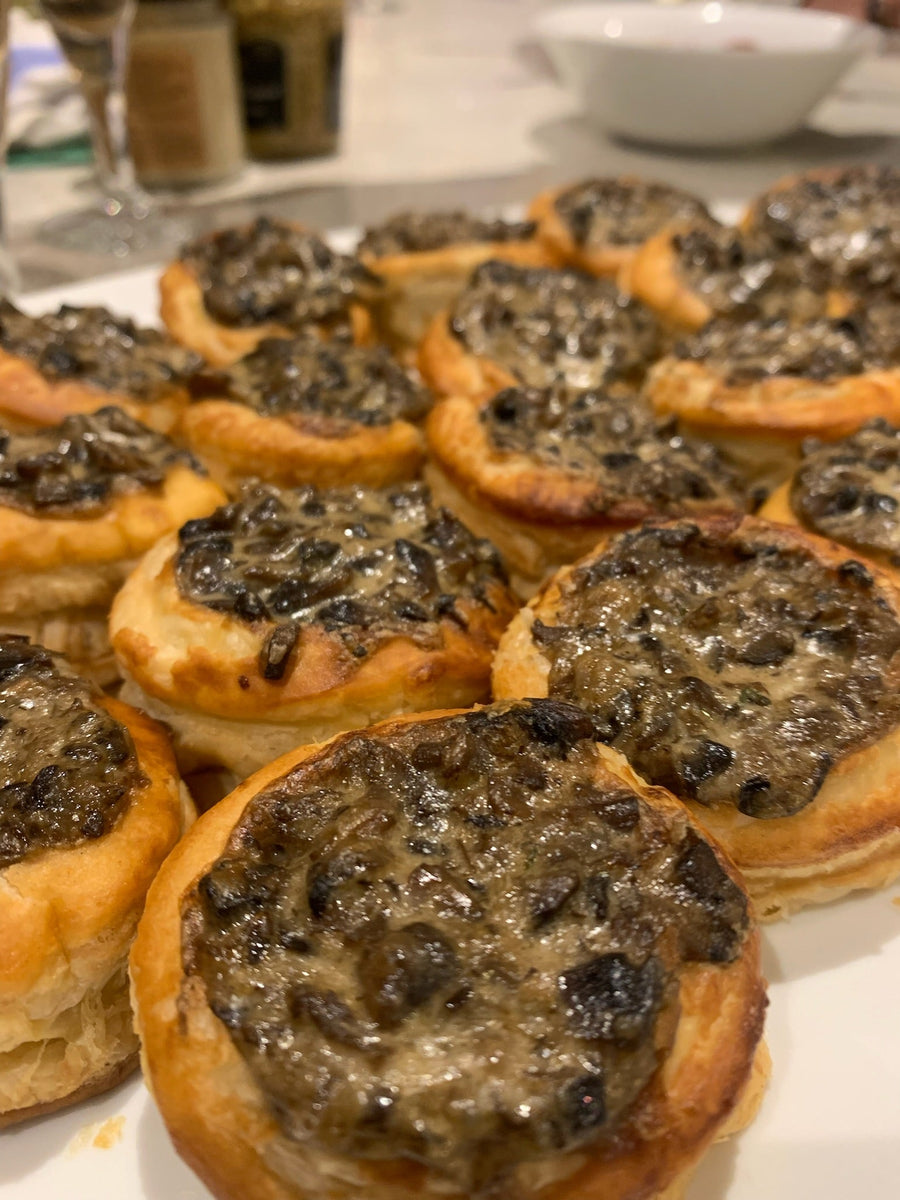 DECEMBER. Mushroom vol au vents