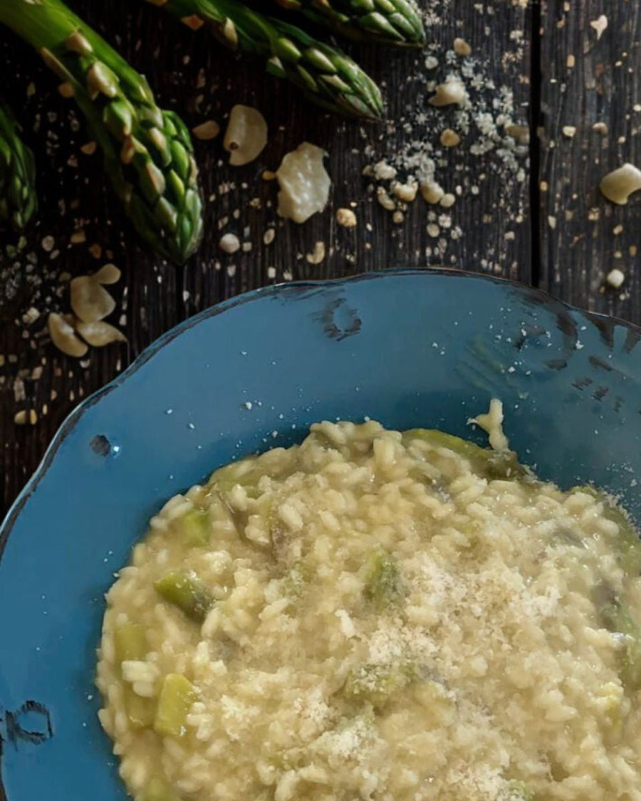 MAY Asparagus risotto