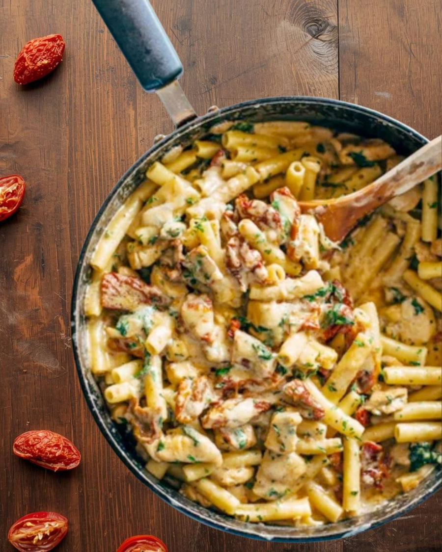 CREAMY SUNDRIED TOMATO PASTA