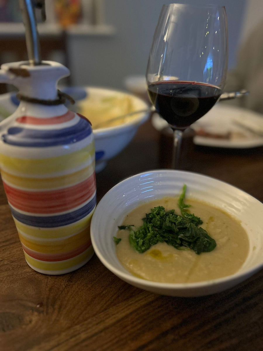 Fava Bean Purée with chicory (Fave e cicoria)