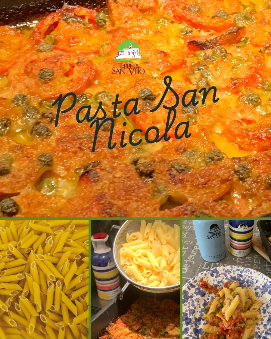 Baked tomato pasta (Pasta San Nicola)