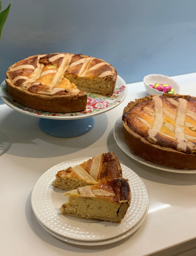 Baked Ricotta Easter Cake  (Pastiera di ricotta)