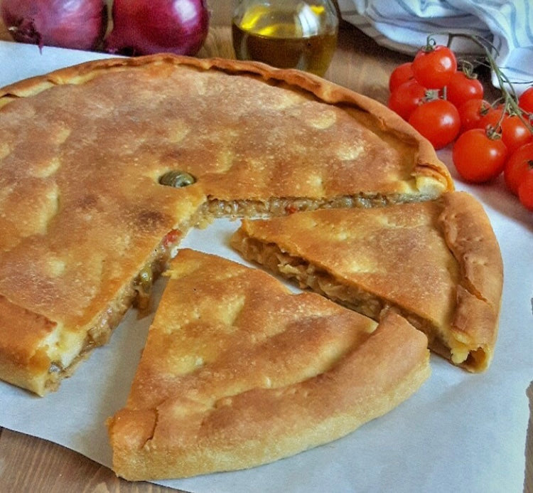 Calzone di cipolla alla pugliese