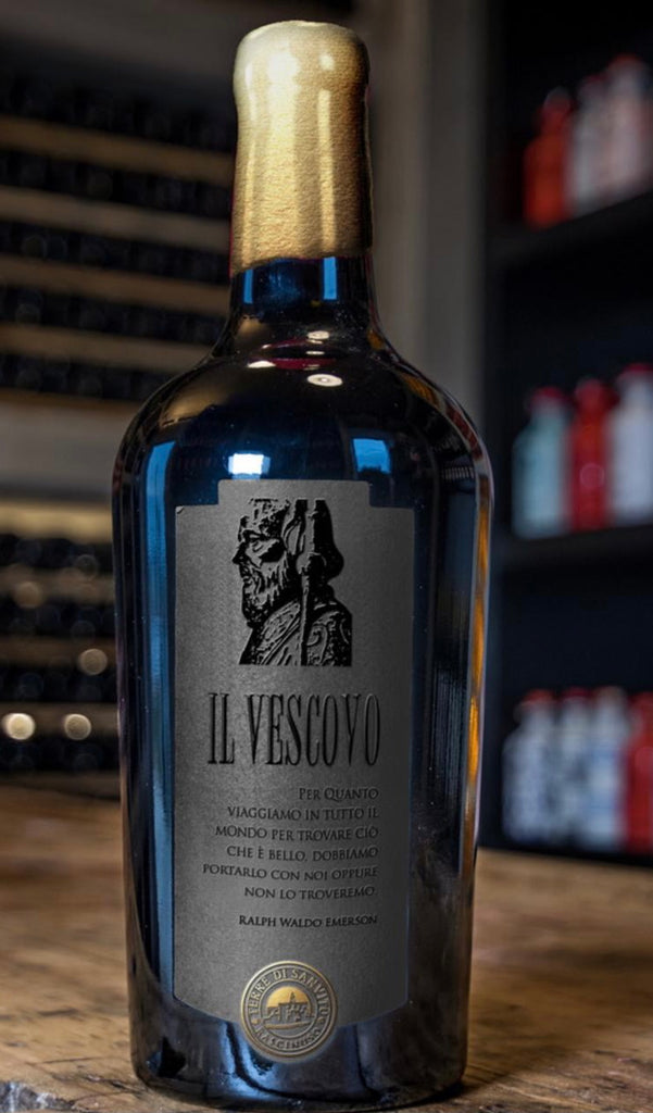black label, limited edition, il vescoco, terre di san vito red wine