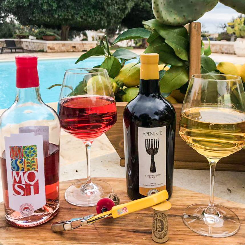 white wine, puglia, italy, Sauvignon Blanc,Polignano a mare,Terre Di San Vito, ROSE WINE, MOSI